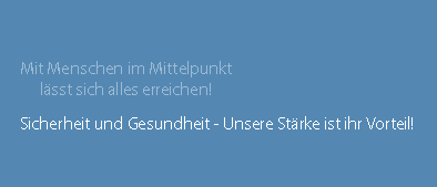 Gesunde Mitarbeiter f&uuml;r ein gesundes Unternehmen!